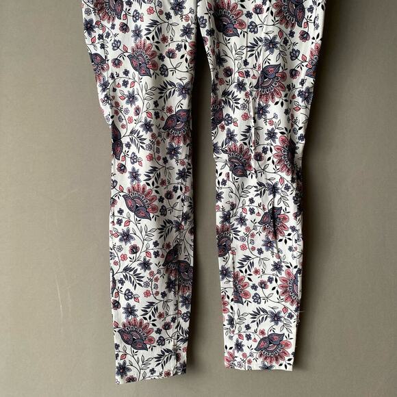 Kensie‎ sz 4 white pink floral boho pants - Picture 3 of 8